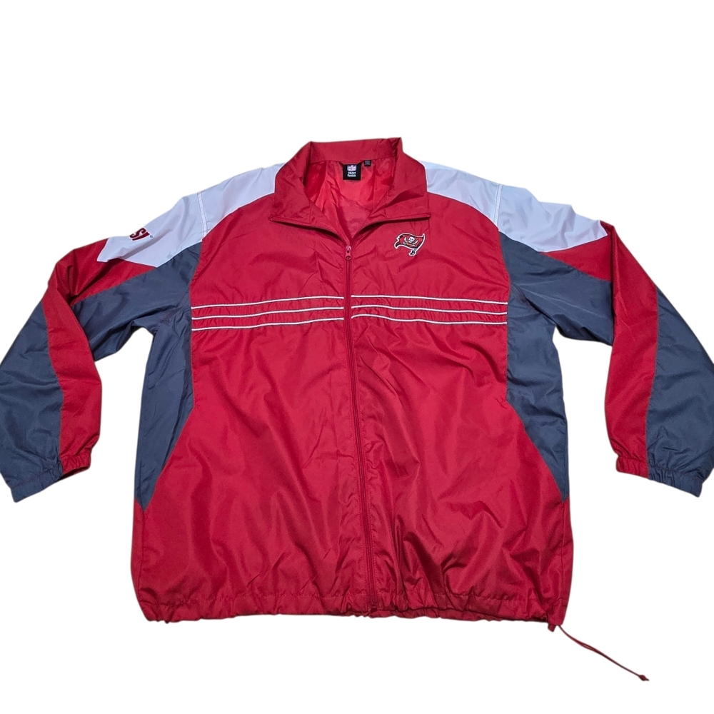 Tampa Bay Buccaneers Reebok SI Full Zip Windbreaker Jacket Men's XXL